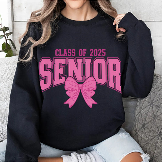 Damen Sweatshirt Abschlussjahr Schleifendesign Grau Eveloria - Eveloria