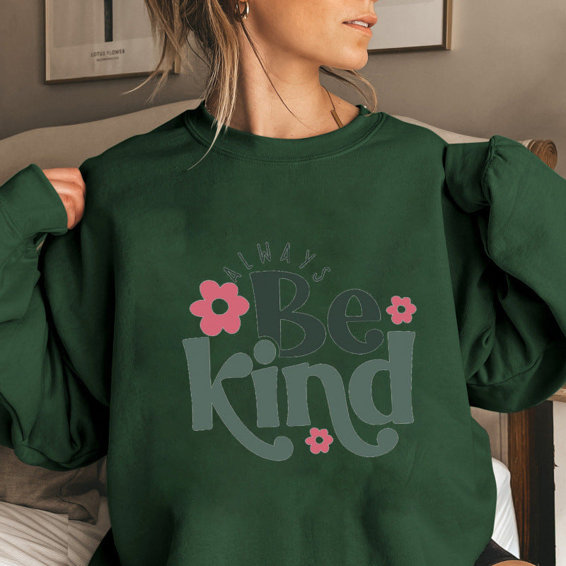 Damen Sweatshirt Puffärmel Motiviert Grau Eveloria