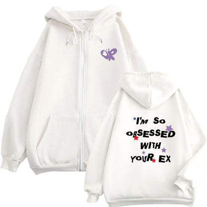 Damen Kapuzenjacke mit Aufdruck Bequem Grün