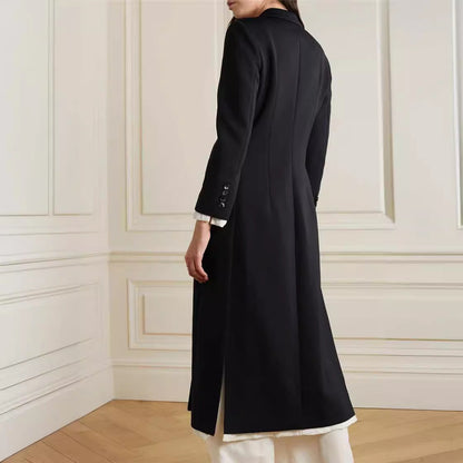 Eveloria Damen Dufflecoat Schick Revers