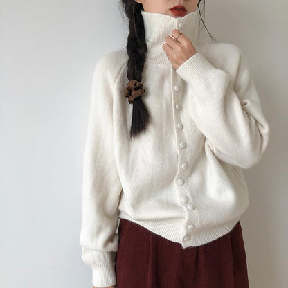 Damen Cardigan mit Knöpfen Modisch Eveloria