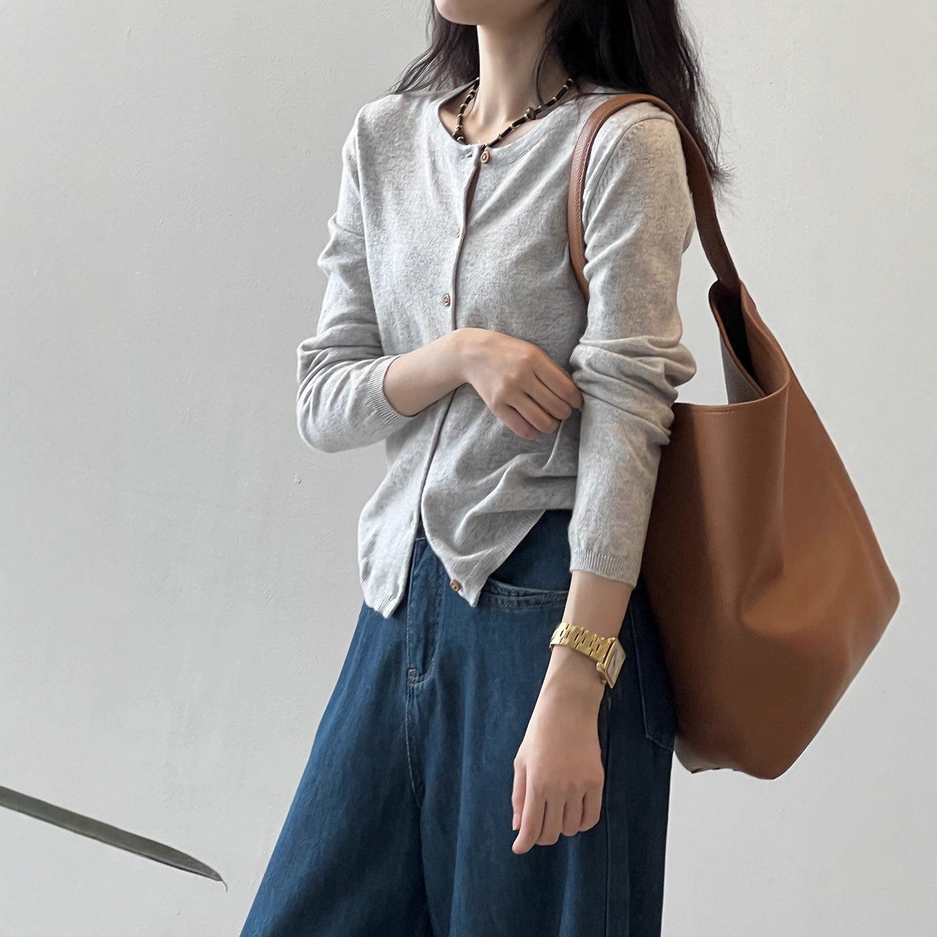 Damen Langarmshirt Maritimes Streifenmuster Baumwolle Weiß