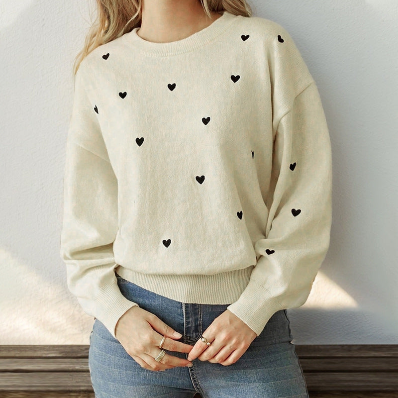 Damen Pullover Weich Softgrau Eveloria