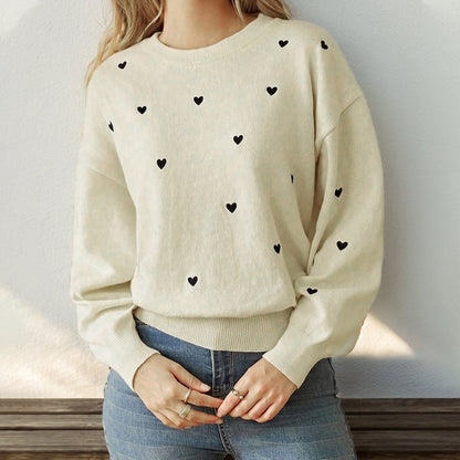 Damen Pullover Weich Softgrau Eveloria