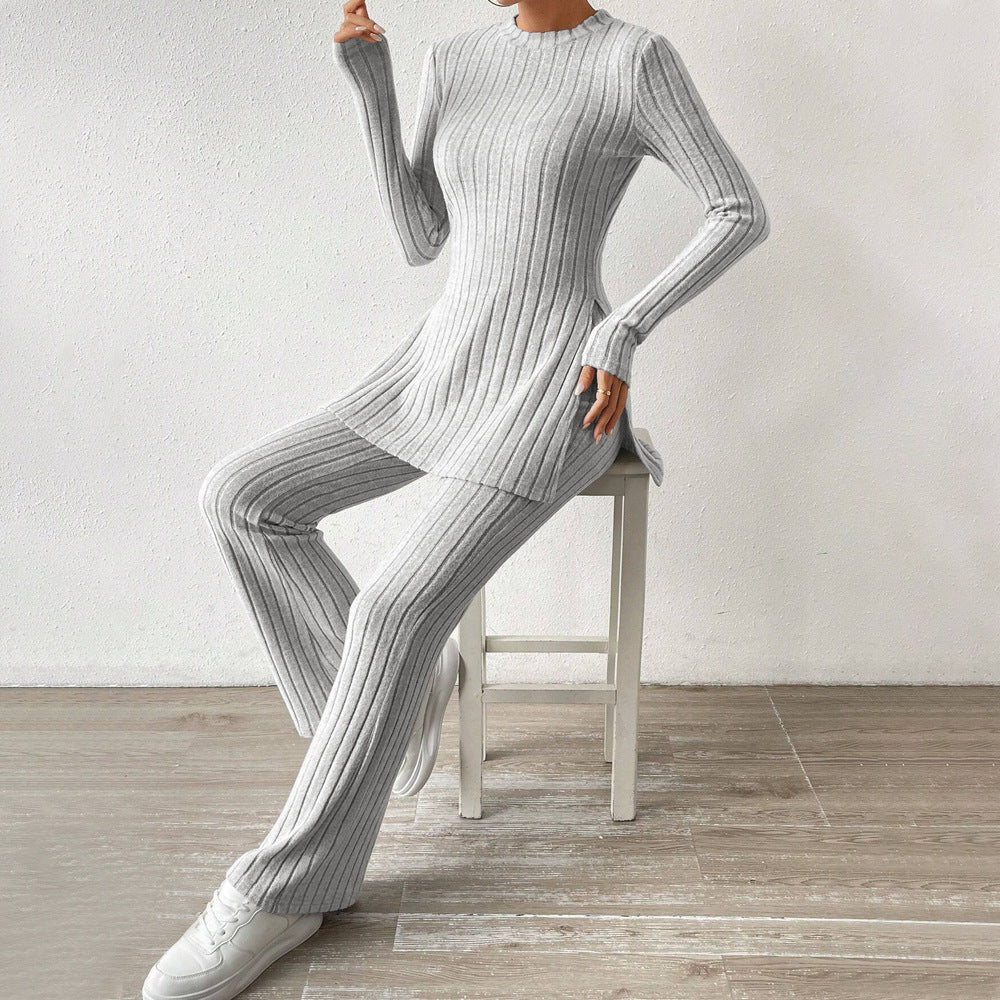 Damen Strickanzug Langärmlig Elegant Eveloria