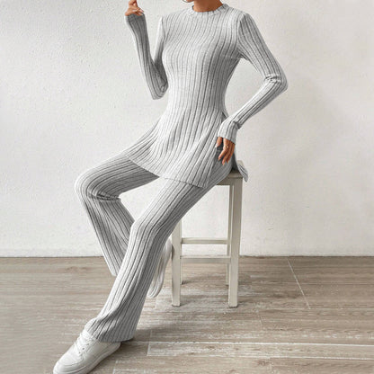 Damen Strickanzug Langärmlig Elegant Eveloria