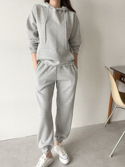 Damen Hoodie Jogger Set Eveloria Lässig