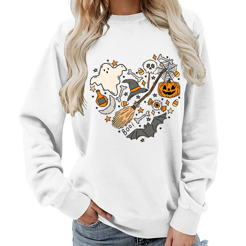 Damen Halloween Sweatshirt Eveloria Kreatives Motiv