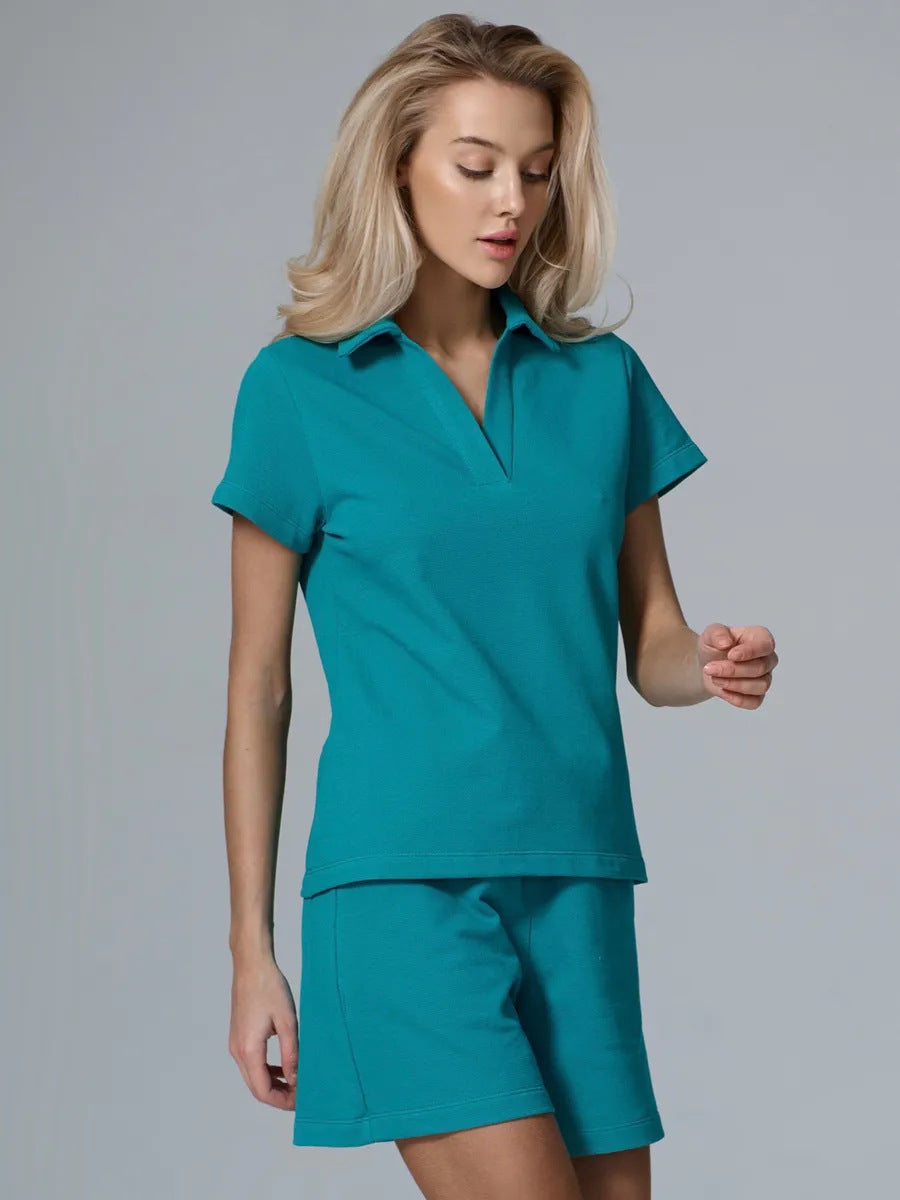 Damen Sport-Set Kurzarm Elastisch Eveloria