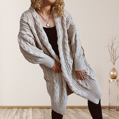 Damen Strickjacke Oversized Lässig Eveloria