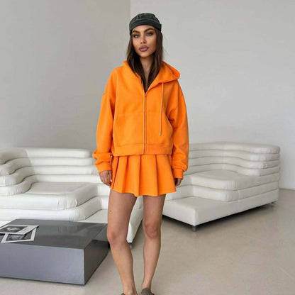 Damen Hoodie Rock Set Eveloria Lässig