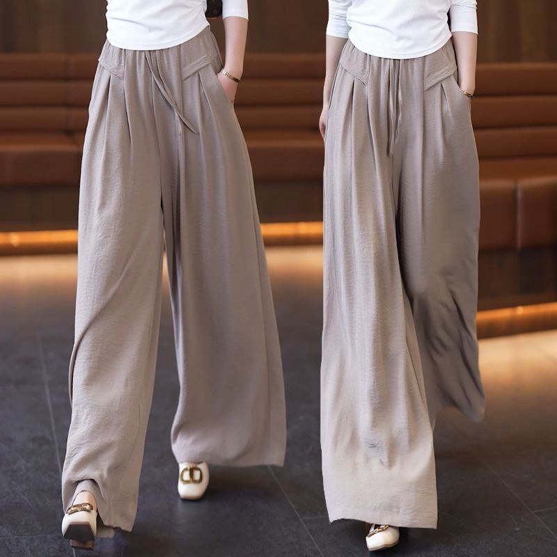 Damen Weitbein-Hose aus Seide Eveloria