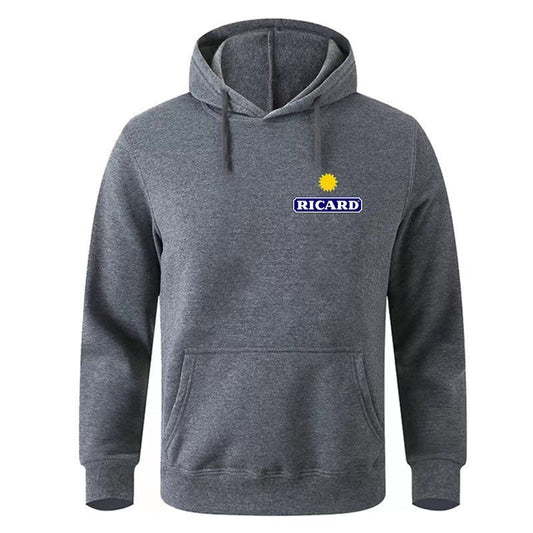 Damen Kapuzenpullover Hochwertige Baumwolle Lässiger Schnitt Grau - Eveloria