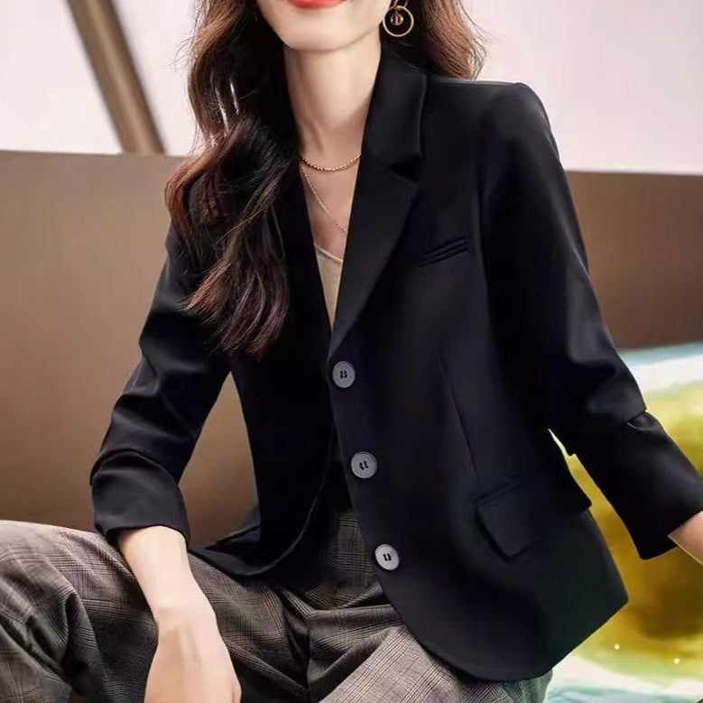 Damen Blazer Klassisch Tailliert Eveloria