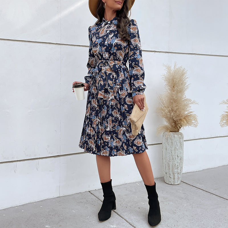 Damen Midikleid mit Knopfleiste und Rüschen Eveloria - Eveloria