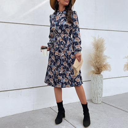 Damen Midikleid mit Knopfleiste und Rüschen Eveloria - Eveloria