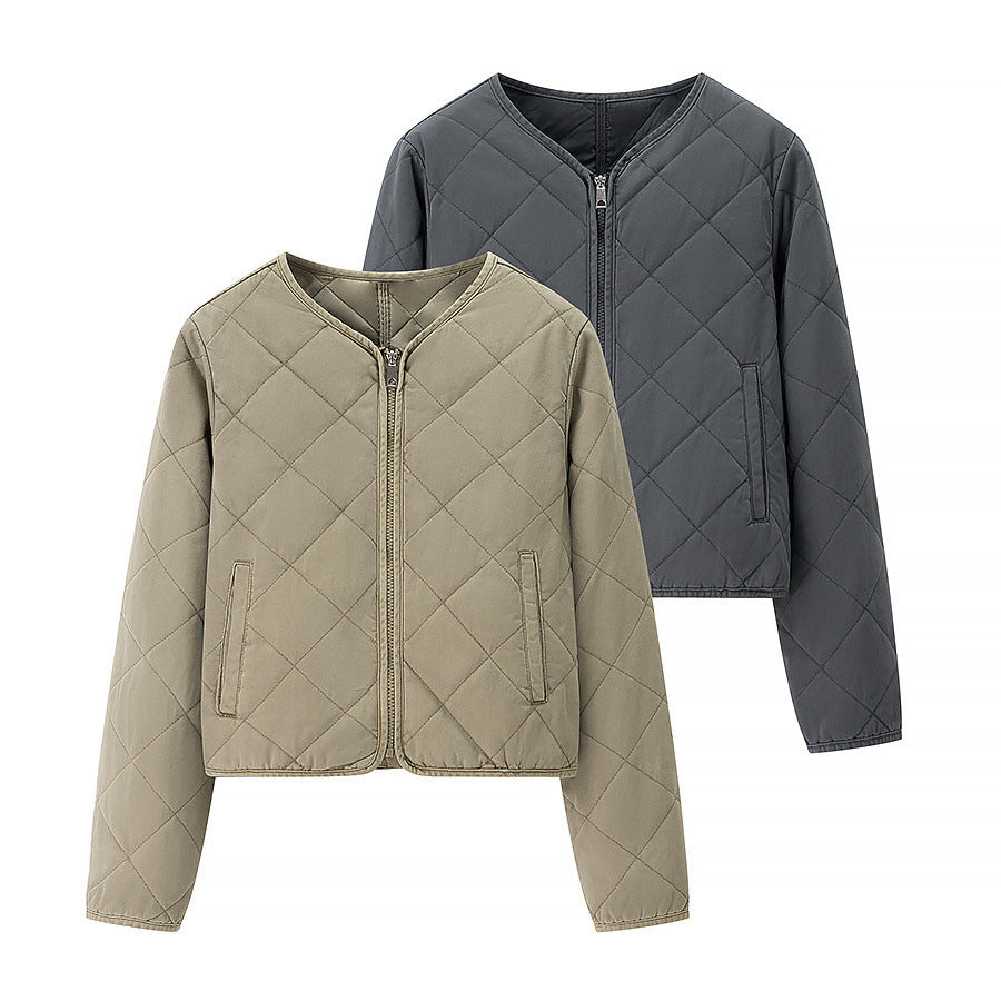 Damen Steppjacke Praktische Taschen Moderner Schnitt Eveloria - Eveloria