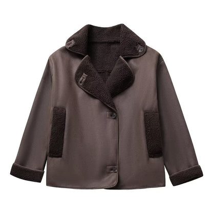 Damen Fleecejacke Kuscheliges Innenfutter Eveloria
