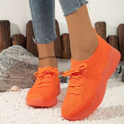 Damen Slip-On Sportschuhe Atmungsaktives Obermaterial Eveloria