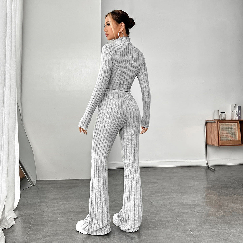 Damen Pullover Cropped Highwaist Weite Passform
