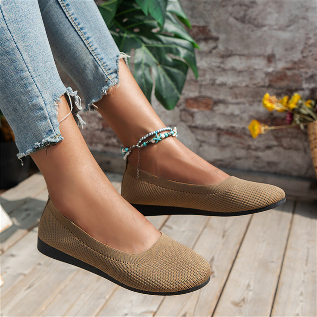 Eveloria Damen Orthopädische Ballerinas Schuhe Set - Eveloria