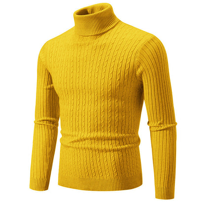 Herren Rollkragenpullover Strickqualität Eveloria