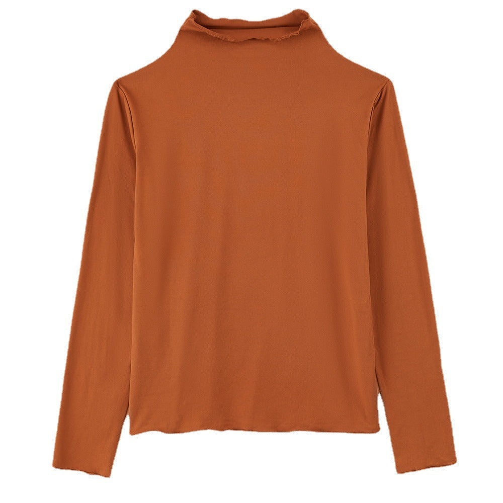 Damen Langarm Rollkragenpullover Eveloria