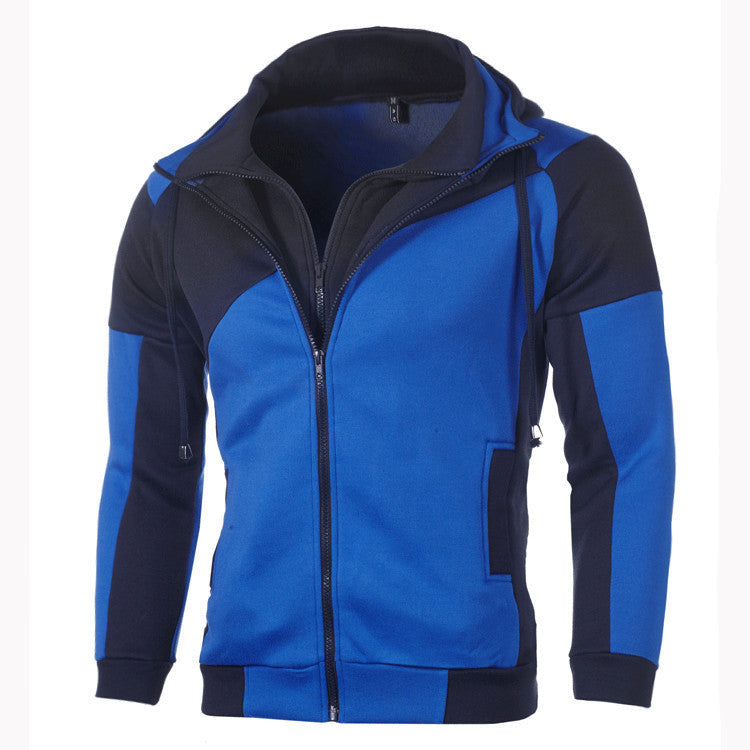 Damen Sportkapuzenjacke Hochkragen Reißverschlusstaschen