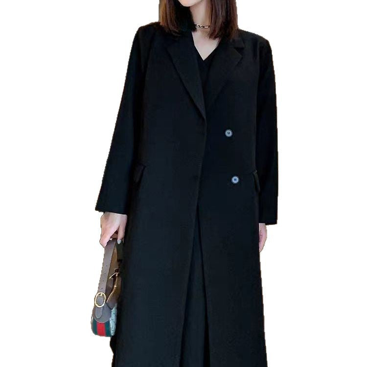 Damen Doppelreiher-Mantel Eveloria Elegantes Design