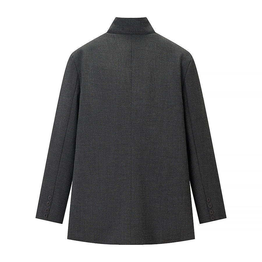 Damen Blazerjacke Lässig Mit Taschen Eveloria