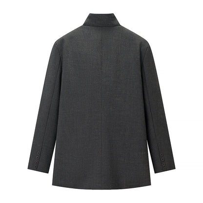 Damen Blazerjacke Lässig Mit Taschen Eveloria