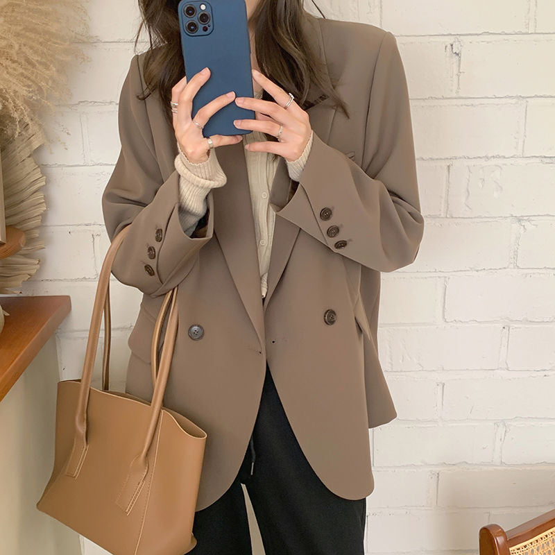 Damen Oversize Blazer Strukturiert Eveloria