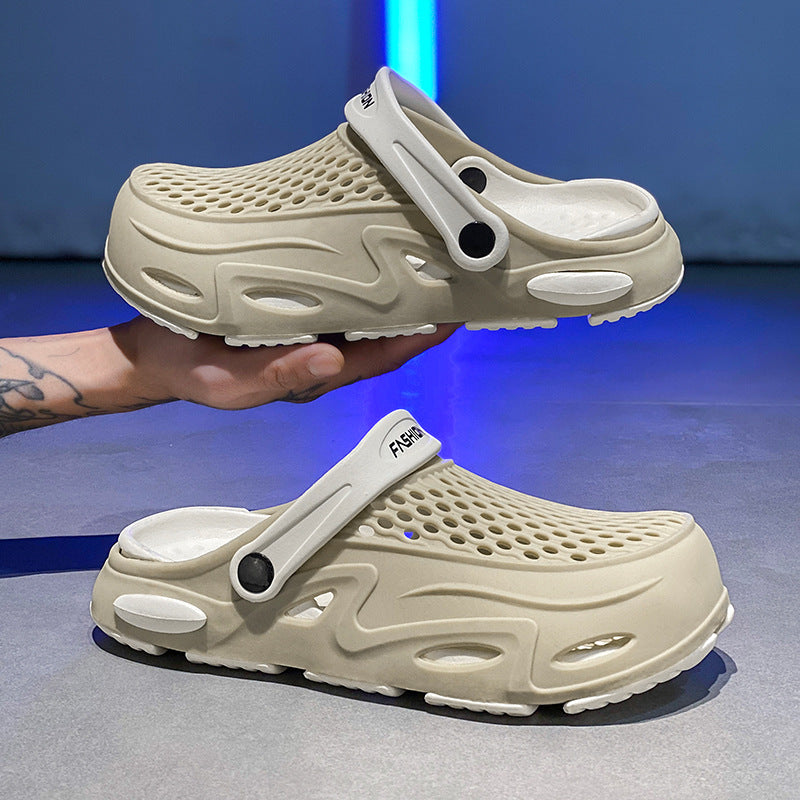 Herren Clogs Atmungsaktives Material Verstellbarer Riemen Eveloria