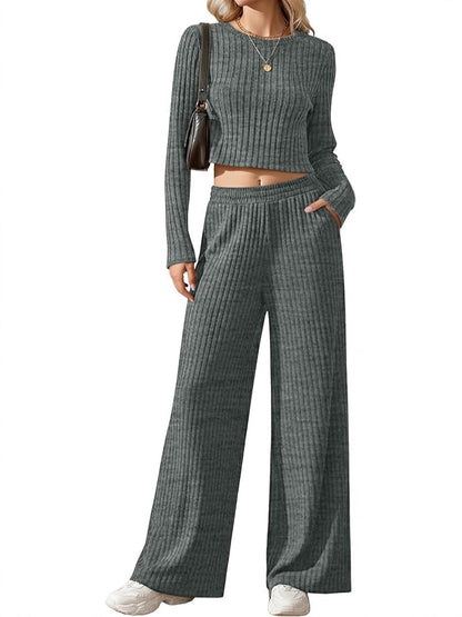 Damen Strickensemble Weites Schnitt Eveloria