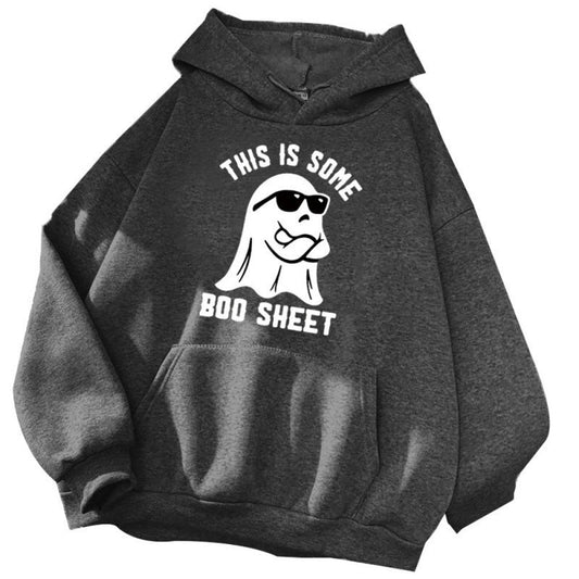 Damen Kapuzenpullover Bequem mit Spruch Schwarz Eveloria - Eveloria