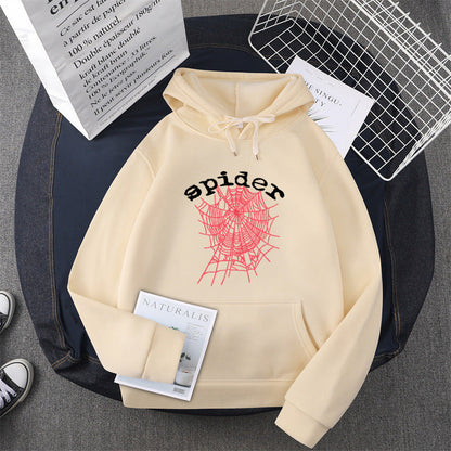 Damen Kapuzensweater Spinnenmotiv Eveloria