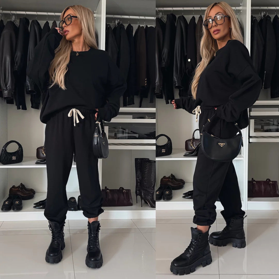 Damen Jogginganzug Elegant Komfortabel Eveloria