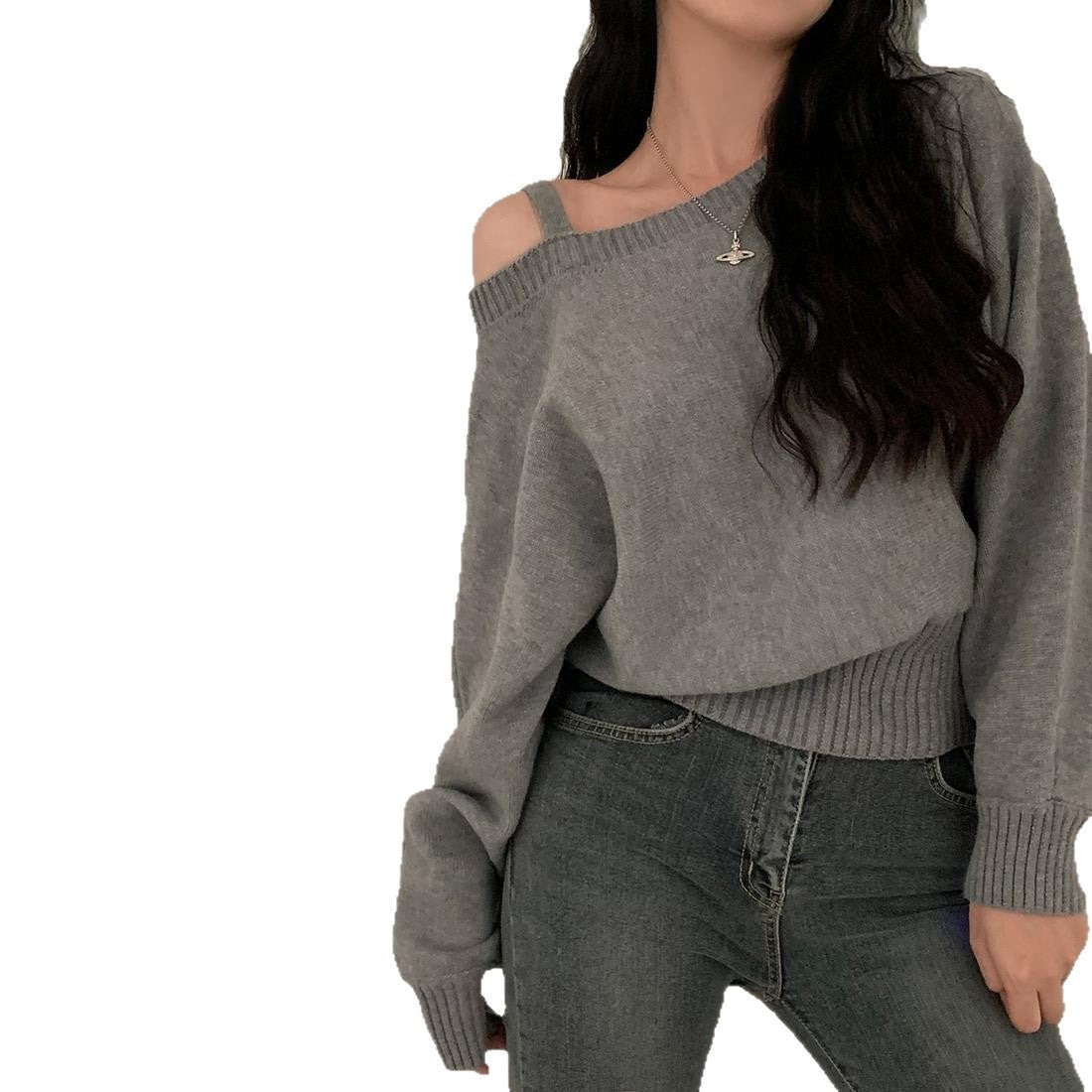 Damen Oversized Strickpullover Eveloria