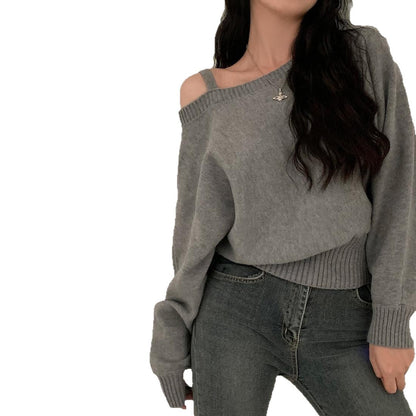 Damen Oversized Strickpullover Eveloria