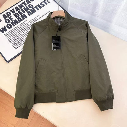 Damen Übergangsjacke Hochkragen Praktische Taschen Eveloria