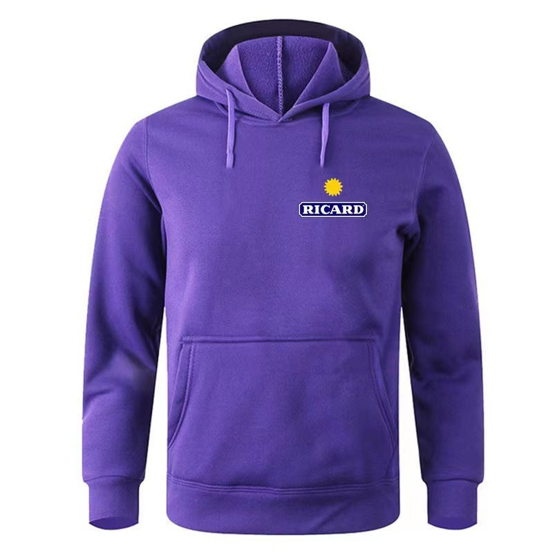 Damen Kapuzenpullover Hochwertige Baumwolle Lässiger Schnitt Grau