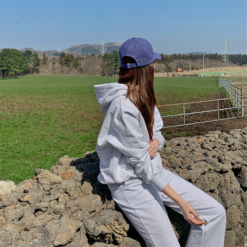 Damen Hoodie Jogging Set Eveloria Lässig
