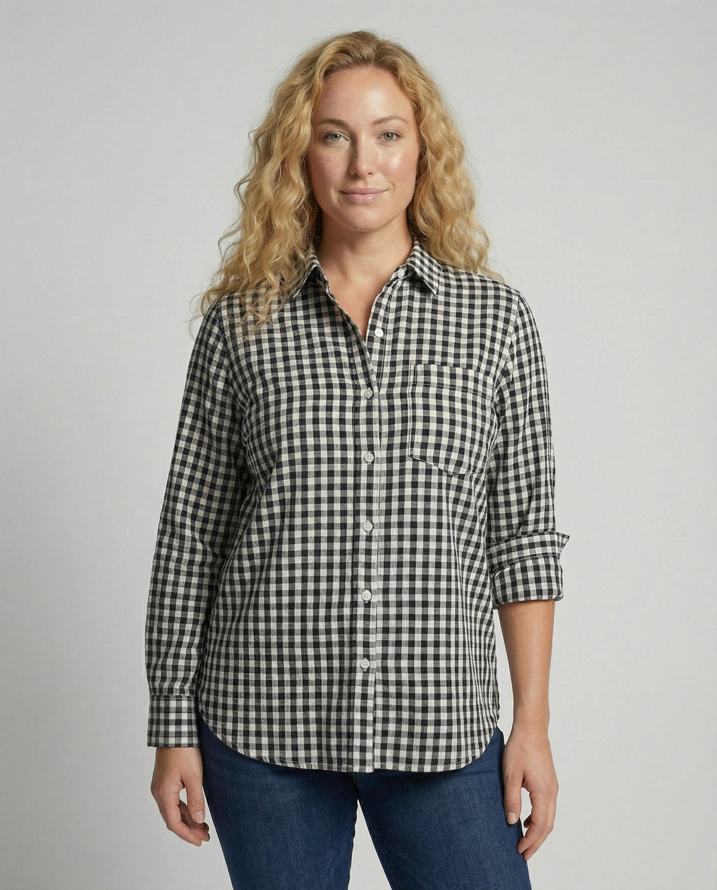 Damen Oversize Hemd Kariert - Eveloria
