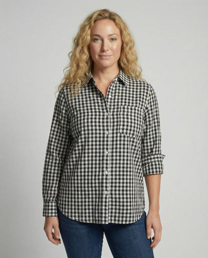 Damen Oversize Hemd Kariert - Eveloria