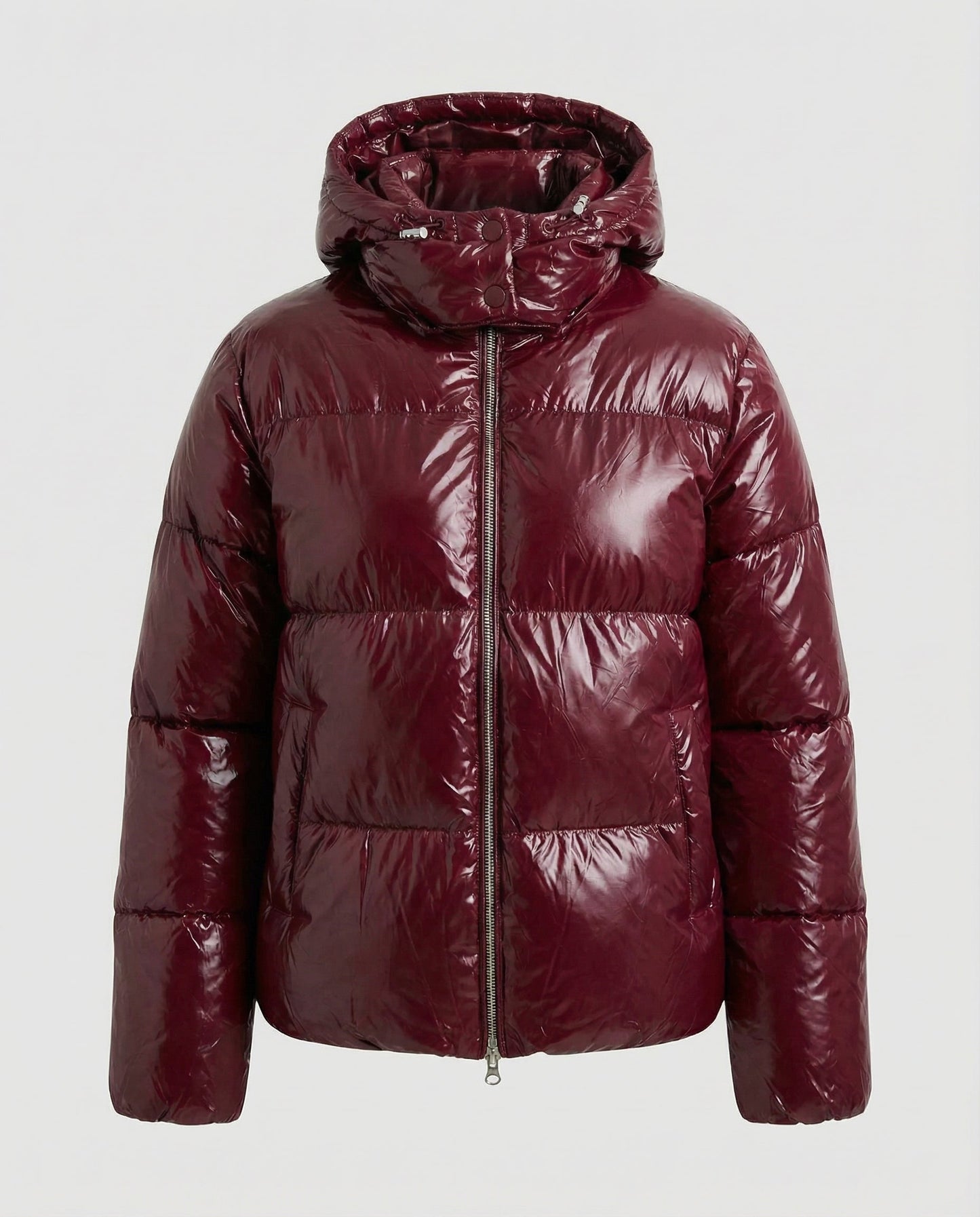 Damen Puffy-Jacke mit Kapuze