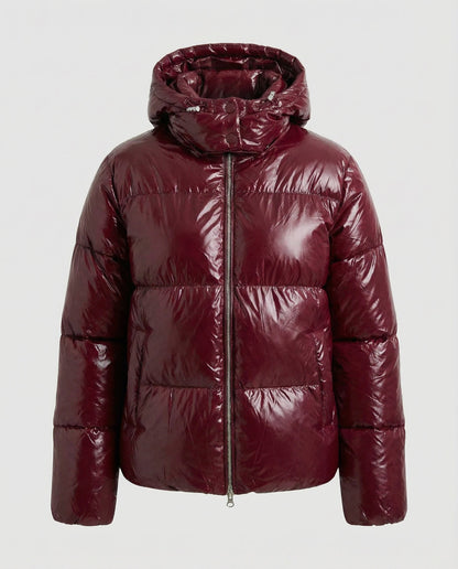 Damen Puffy-Jacke mit Kapuze