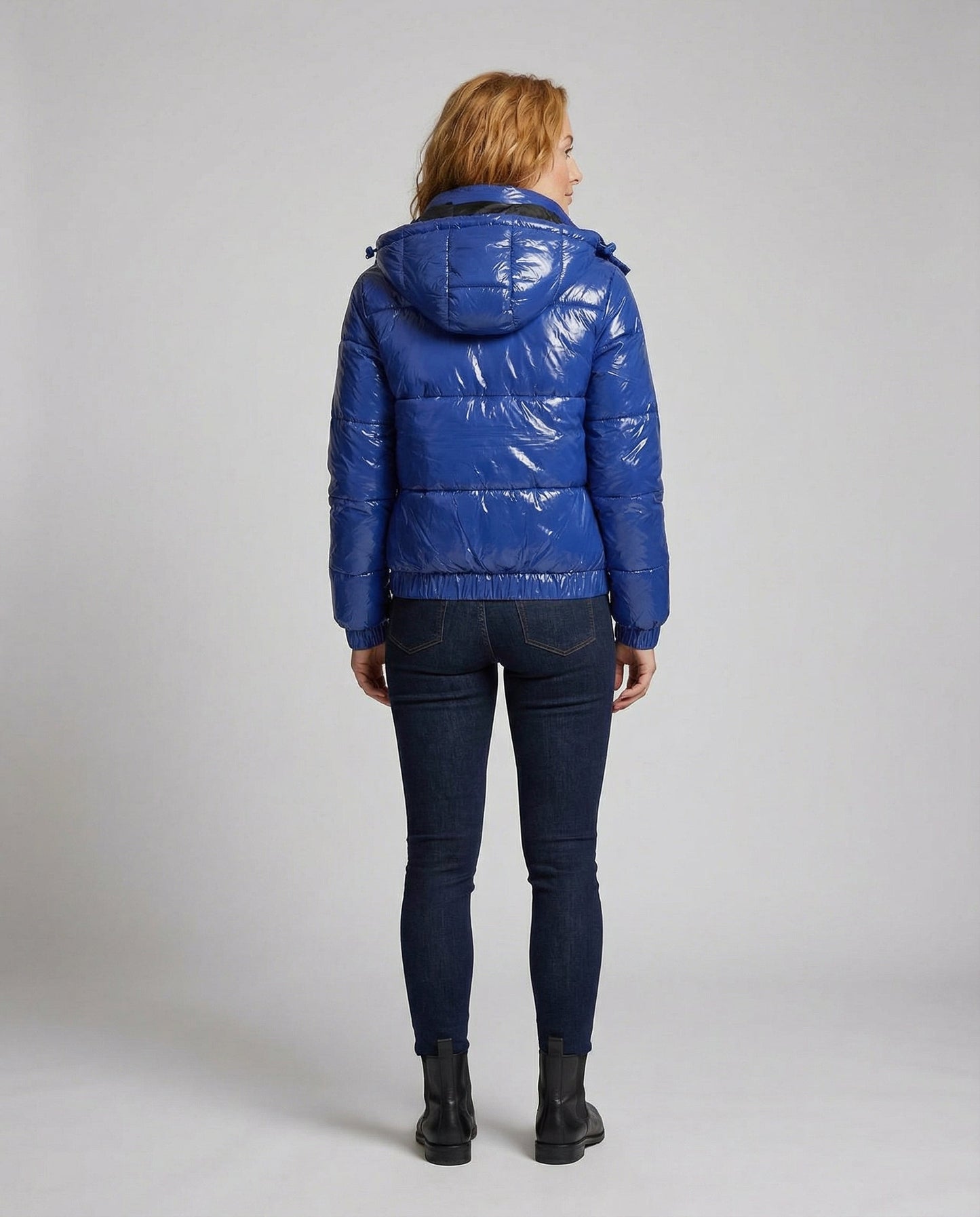Damen Steppjacke Hochglanz