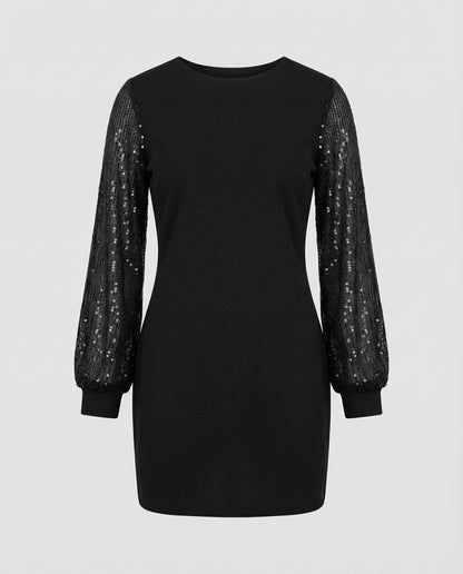 Damen Glitzerkleid Lässig