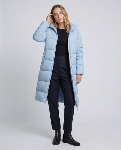 Damen Steppmantel Tailliert Winter - Eveloria