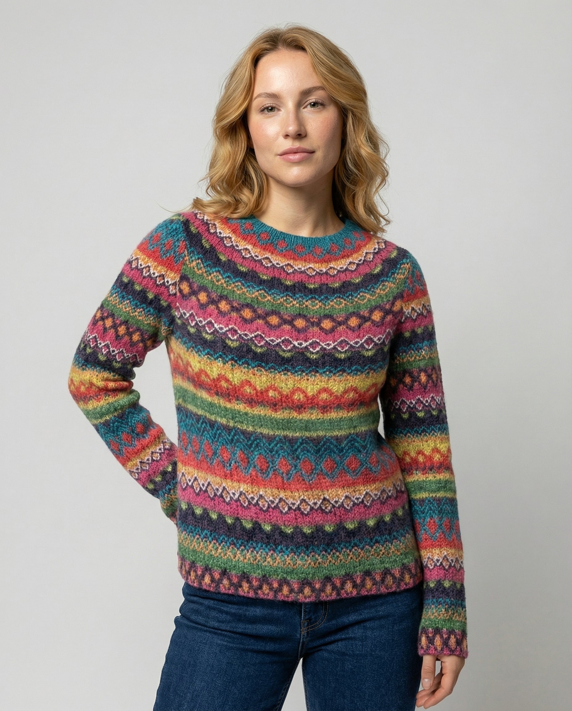 Damen Pullover Gemütlich - Eveloria